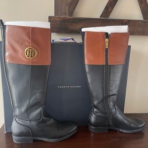 Tommy Hilfiger Sensora Brown/black riding boot